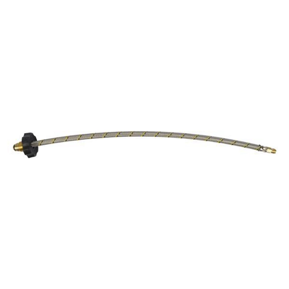 Conector Flexible Coflex Pigtail Gas LP 55cm Acero Inoxidable AG-P55 7/16"M x 7/8"Izq