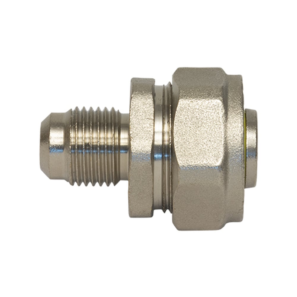 Adaptador Flare Coflex PRO para Gas: Conexión Segura y Duradera (3/8" Flare x 1/2" Compresión)