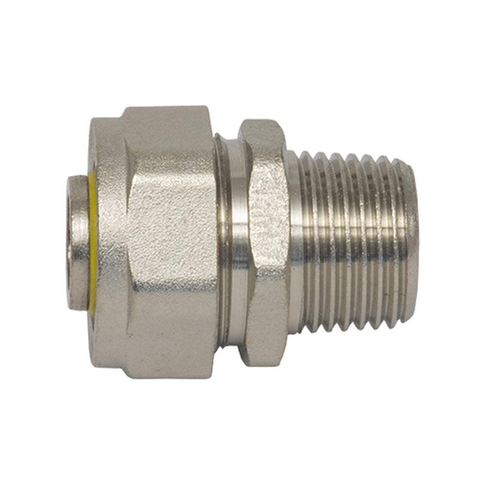Adaptador Macho Coflex PRO Gas 3/8" Compresión x 1/2" MNPT para Tubería Multicapa