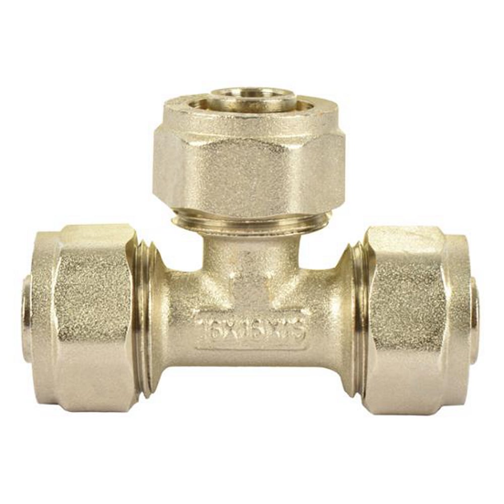 Coflex Tee PRO Gas 3/8" Compresión Tubería Multicapa Instalación Segura