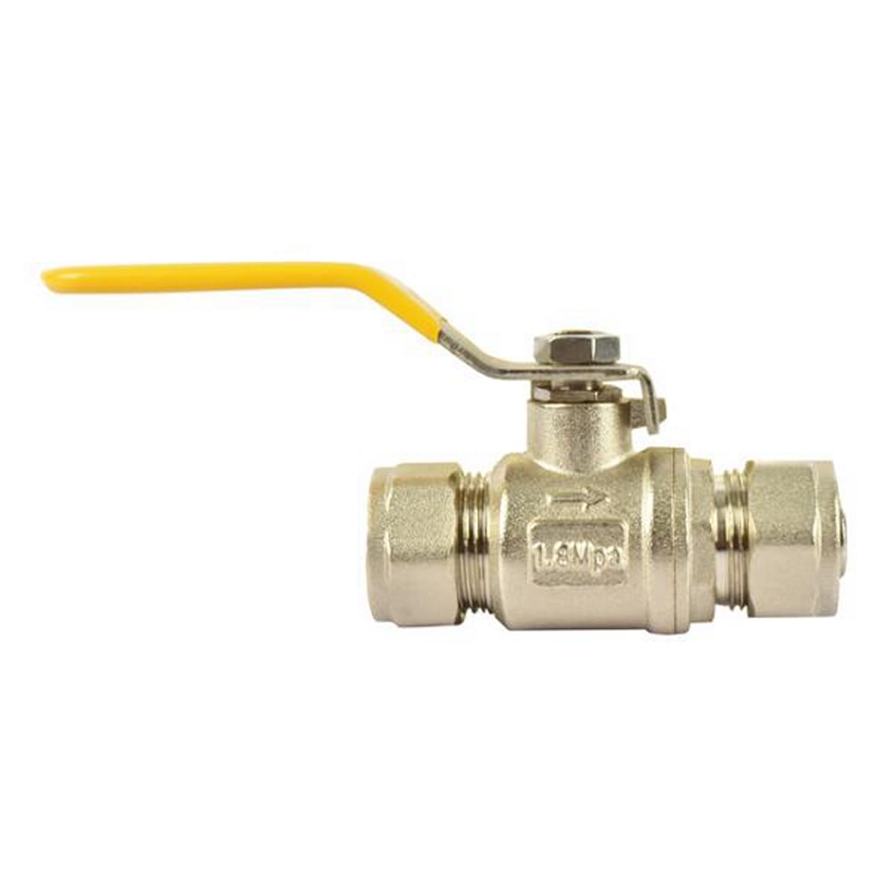 Válvula Esfera Coflex PRO Gas 3/8" Compresión Tubería Multicapa