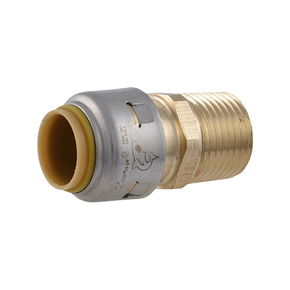 Adaptador Macho Coflex 1/2" Latón DZR para PEX, Cobre y CPVC - Fácil Instalación