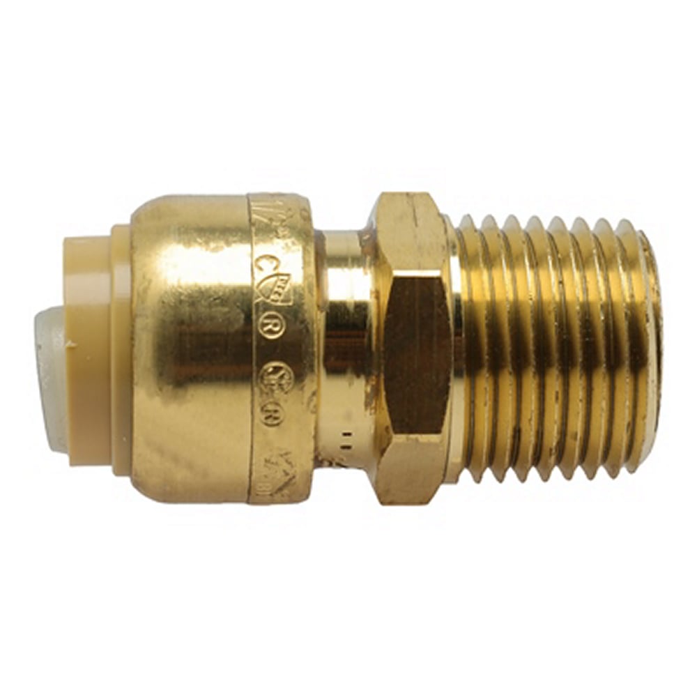 Adaptador Macho Coflex 1/2" Latón DZR para PEX, Cobre y CPVC - Fácil Instalación