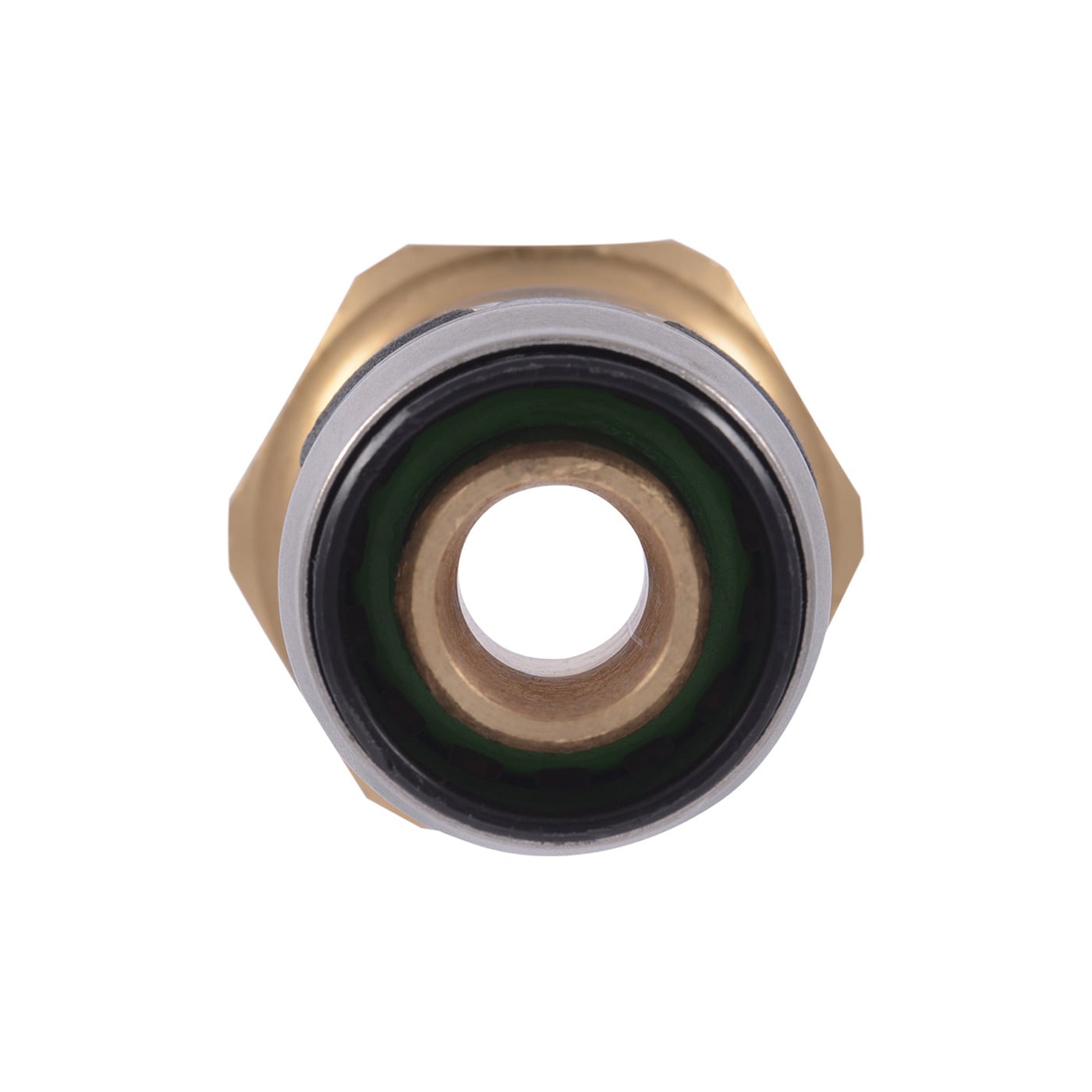 Adaptador Macho PEX Coflex 1/2" Conexión Rápida Bronce MNPT CP-AM11