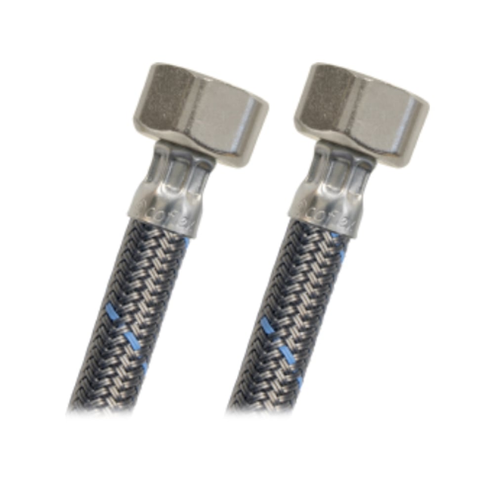 Conector Flexible Coflex CVLG-D55 55cm Vinilo Reforzado para Lavabo/Fregadero