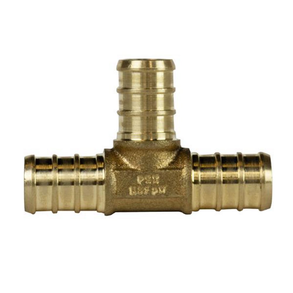 Conexión Tee Espiga Latón COFLEX 1/2" para Tubería PEX - Instalación Fácil