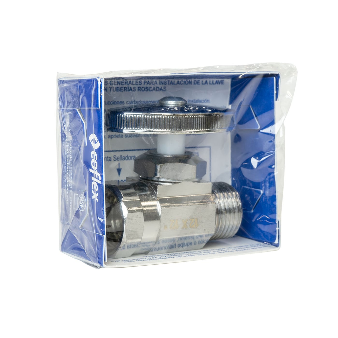 Llave de Control Recta Multivuelta Coflex 1/2” | Precisión y Durabilidad para Agua