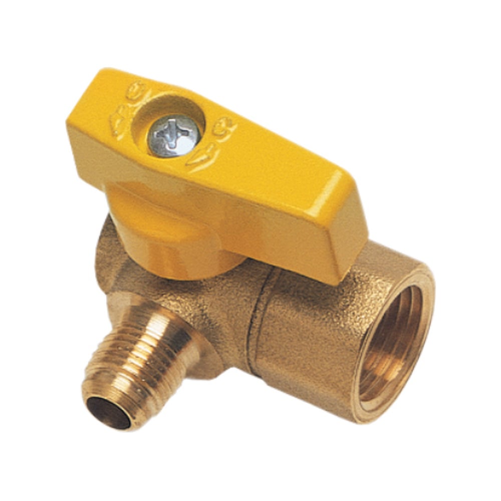 Llave de Control Angular COFLEX IP-210P para Gas | Conexión 1/2" FNPT x 5/16" Flare