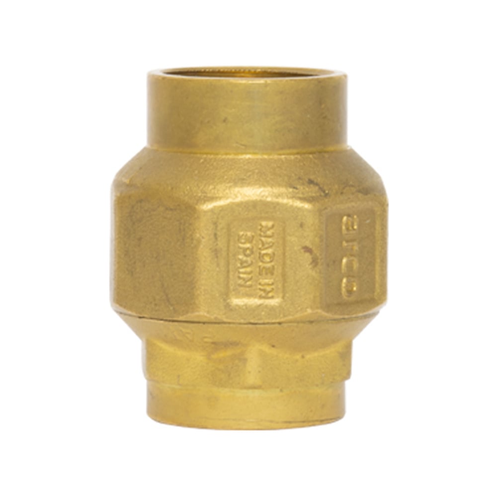 Válvula Check Resorte Coflex 3/4" NPT Latón | Evita Contraflujo en Tuberías de Agua