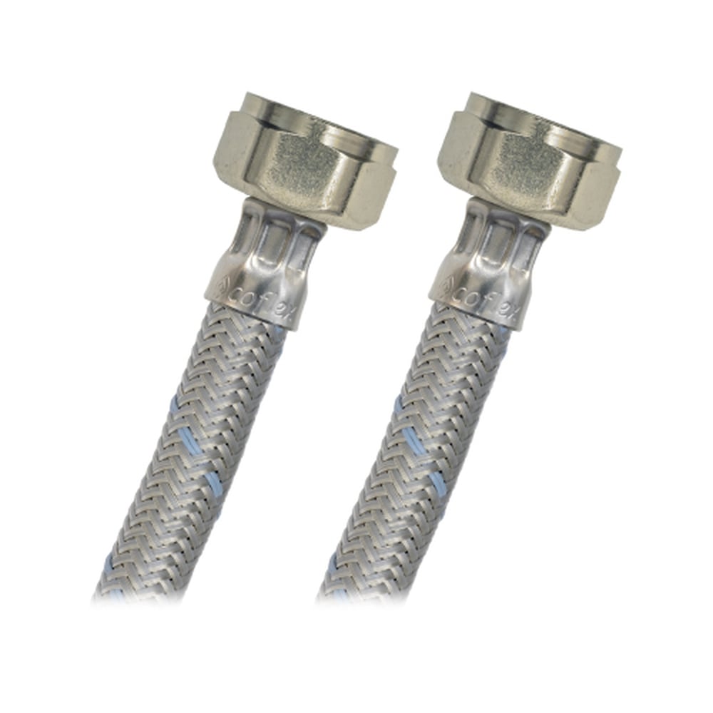 Conector Flexible Coflex 55cm Acero Inoxidable para Lavabo y Fregadero