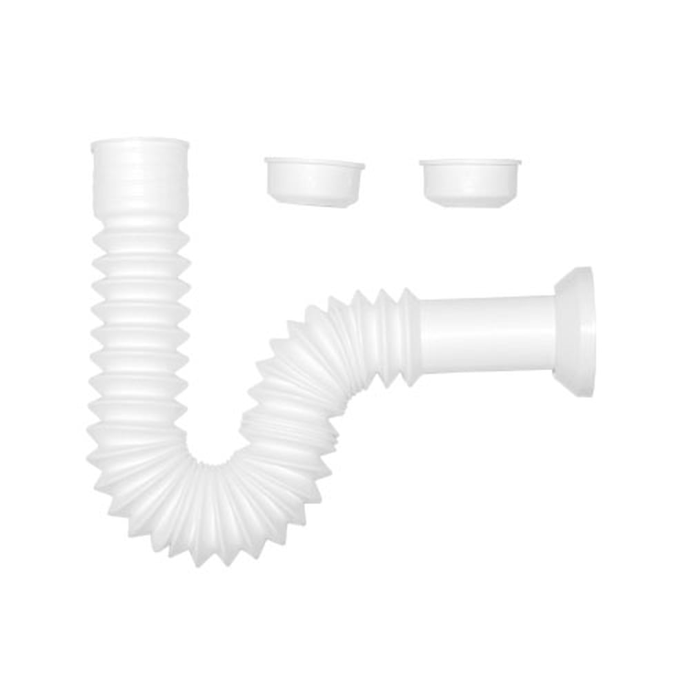 Extensión Corrugada Coflex P-9022 Blanca para Lavabo y Fregadero - Hasta 55 cm
