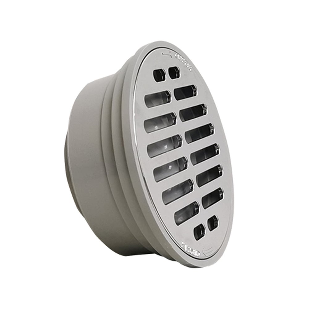 Coladera Universal Coflex PC-101G Gris Rejilla Cromada - Drenaje Norma Mexicana