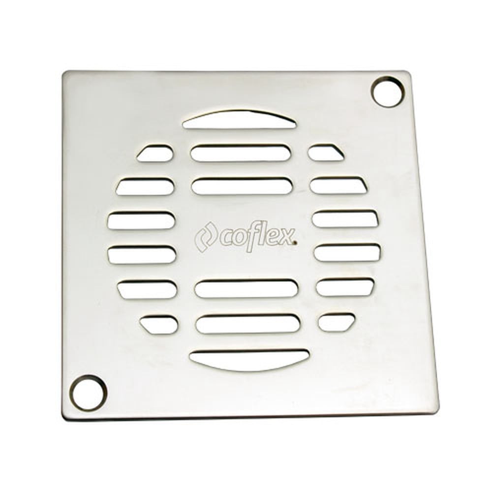 Rejilla Cuadrada Acero Inoxidable Coflex 9.3cm para Coladera 10cm | PC-461