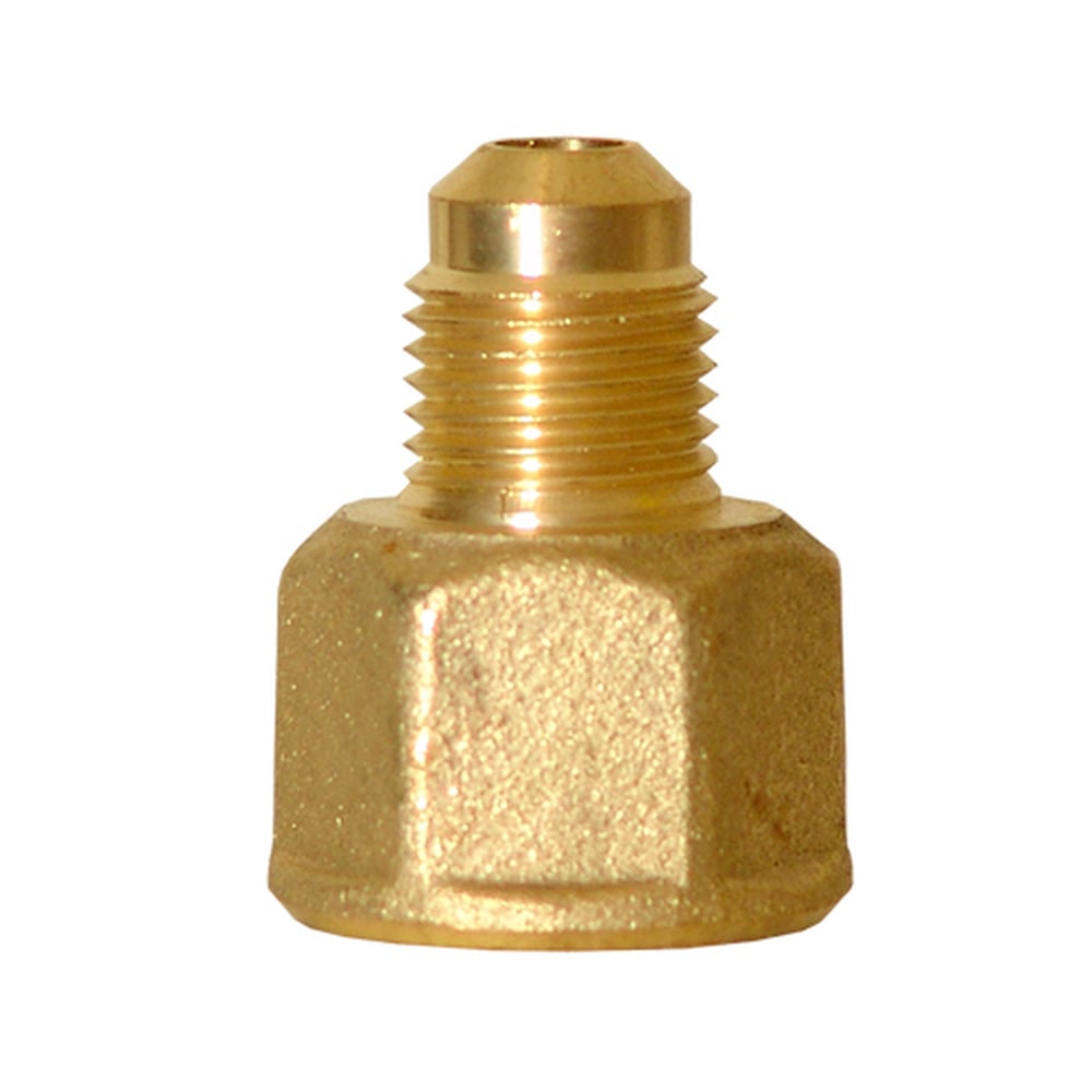 Niple Campana Coflex UNC-56 5/16" Flare x 3/8" FNPT Latón para Gas