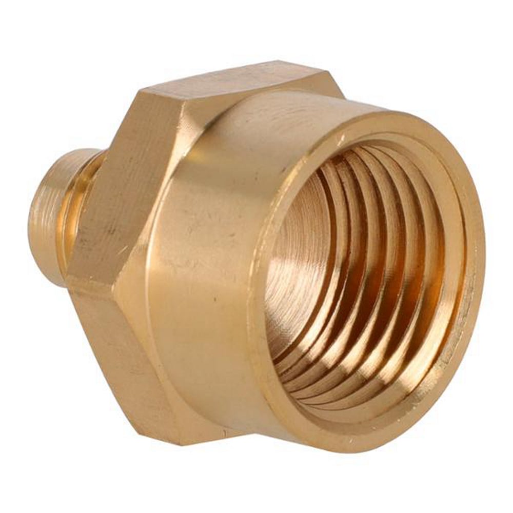 Niple Campana Coflex 5/16" Flare x 1/2" FNPT Latón para Gas