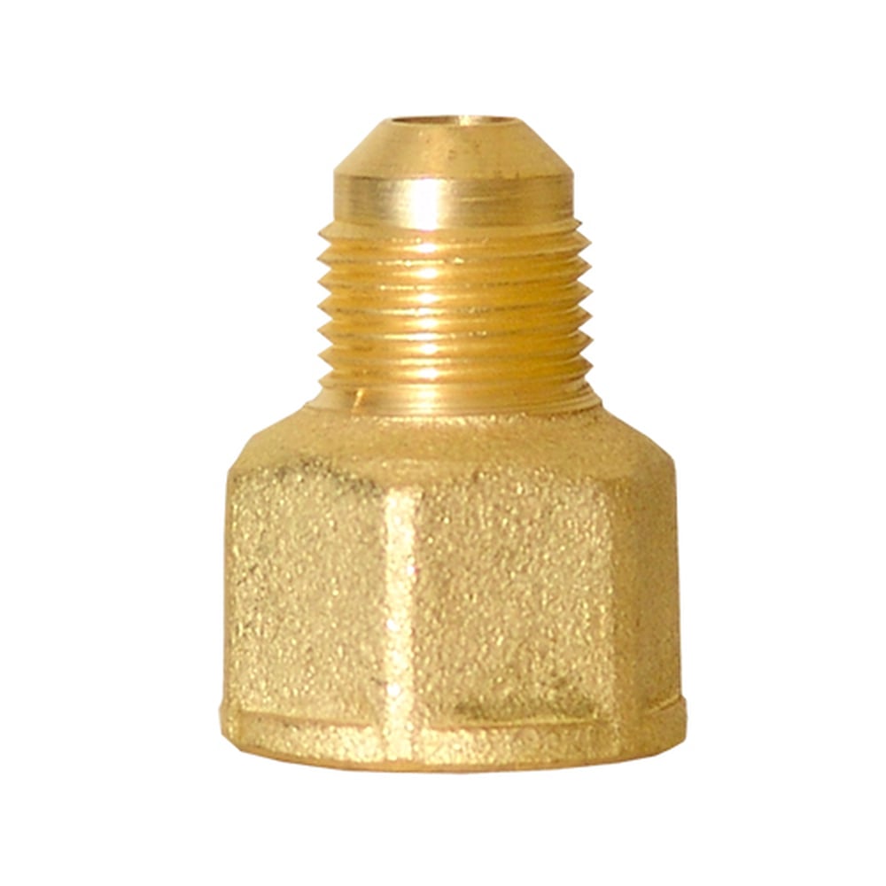 Niple Campana Coflex Latón 3/8" Flare x 1/2" FNPT para Gas - Conexión Segura