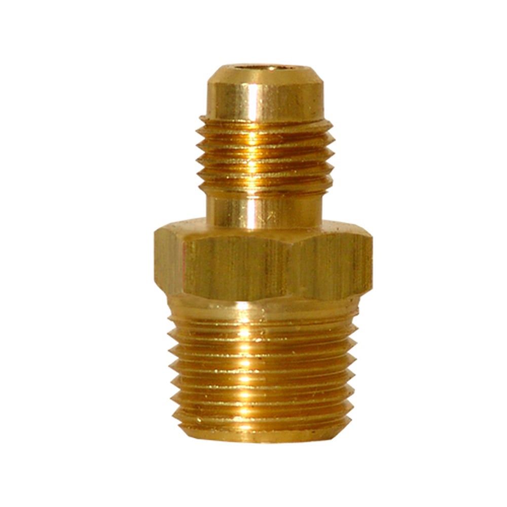 Niple Terminal Coflex UNT-56: Latón 5/16" Flare x 3/8" MNPT para Gas