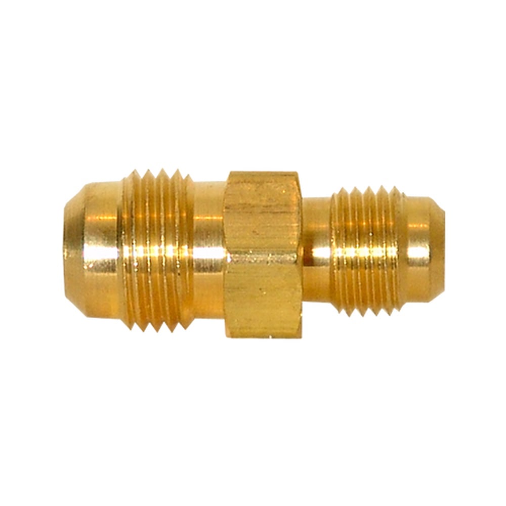 Niple Reducción Coflex UNU-65: Latón 3/8" x 5/16" Flare para Gas