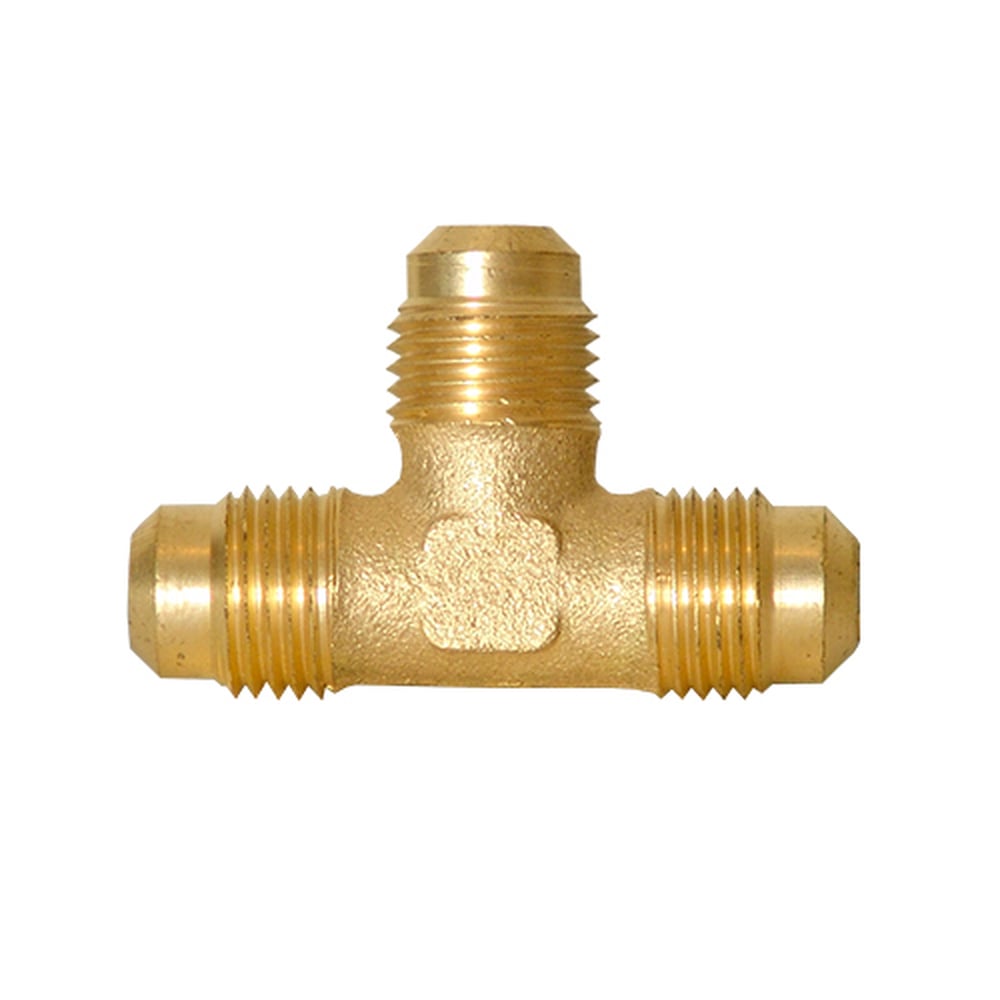 Unión T Coflex UTU-5 para Gas 5/16" Latón Natural | Conexión Flare