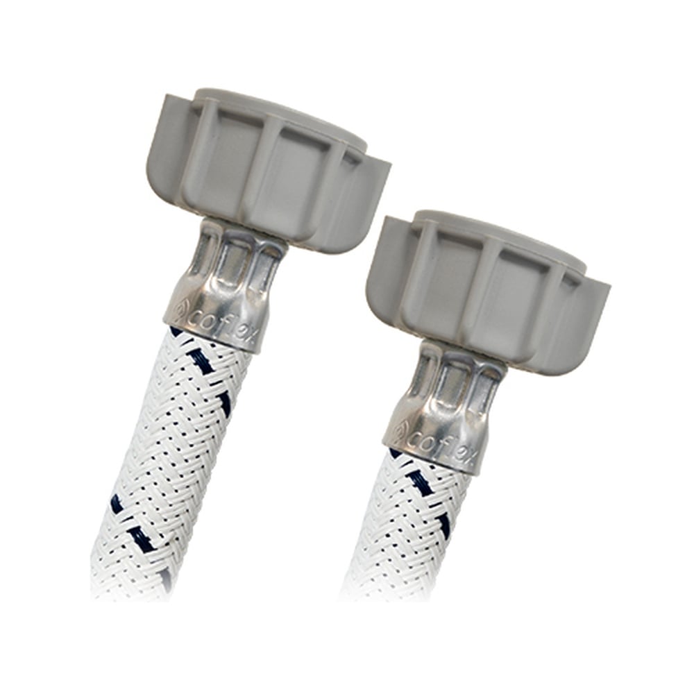 Conector Flexible Coflex 24" para Lavabo/Fregadero - Vinilo Blanco Premium