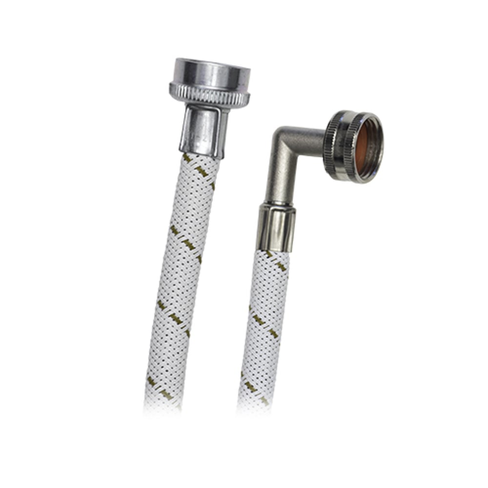 Conector Flexible Coflex Lavadora 3/4" NH Codo 90°, 120 cm Vinilo Blanco