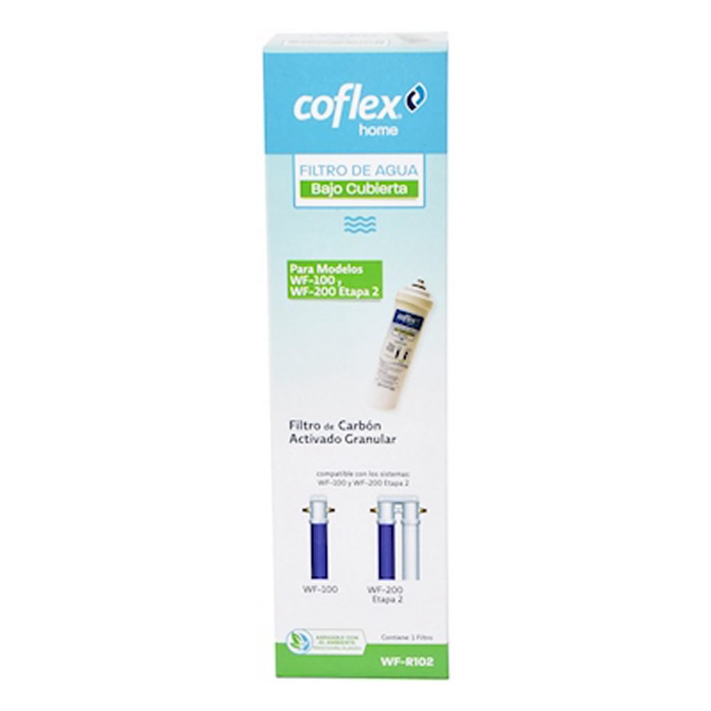 Repuesto Carbón Activado Coflex WF-R102 para Filtro Bajo Cubierta - Agua Pura