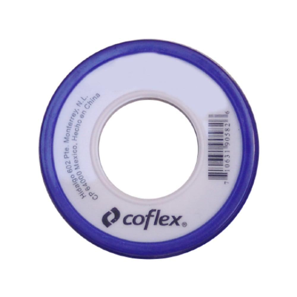 Cinta selladora Coflex WT34-60 3/4" X 6.6 m de PTFE para uniones roscadas agua
