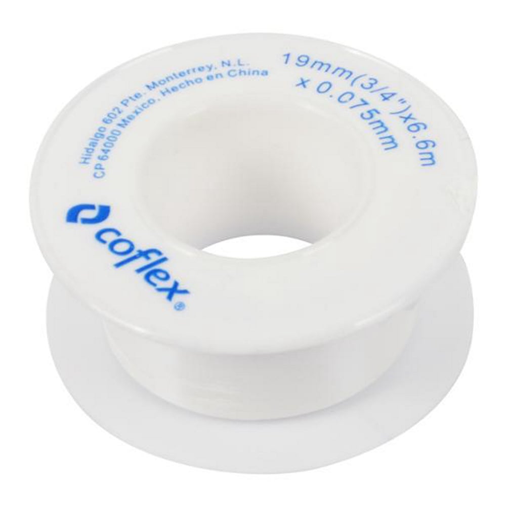 Cinta selladora Coflex WT34-60 3/4" X 6.6 m de PTFE para uniones roscadas agua